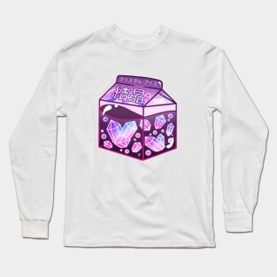 Crystal Ice Milk Carton Long Sleeve T-Shirt